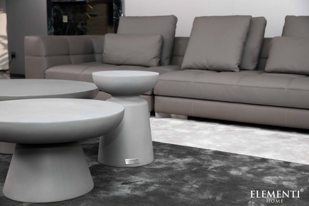 KYLIX Beistelltisch aus Beton, Betonoptik, hochwertig, für Garten und Möbel